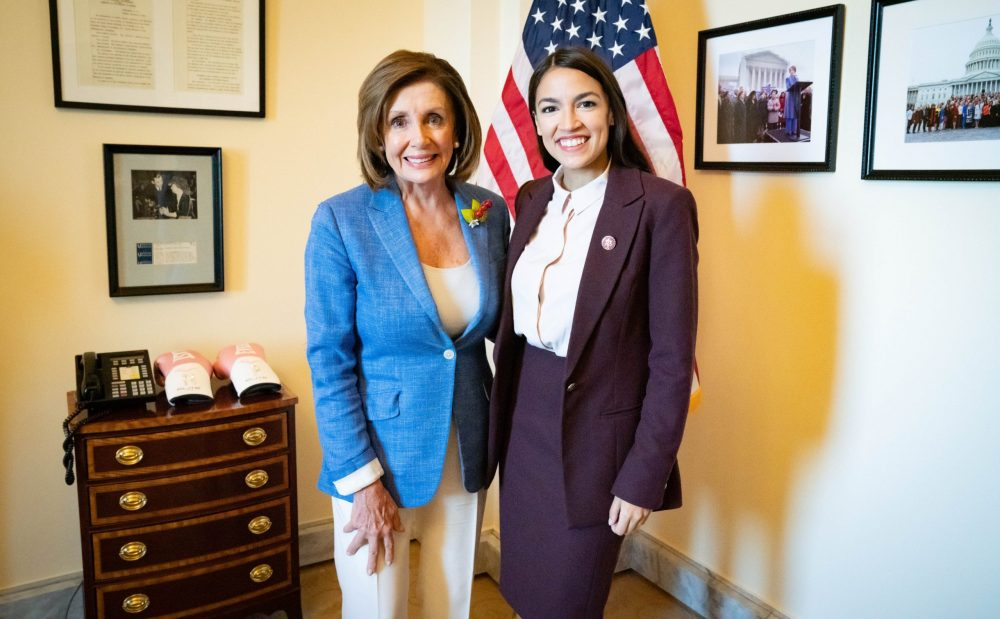 aoc warren image Speaker Office of Nancy Pelosi