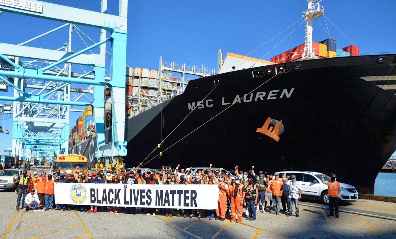 dockworkers BLM strike Image public domain