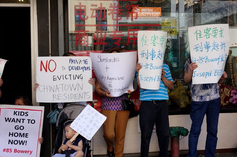 Bowery Tenants Protest Chinatown Gentrification Image Felton Davis Flickr