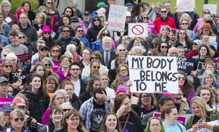 Abortion rights rally image Fibonacci Blue Flickr