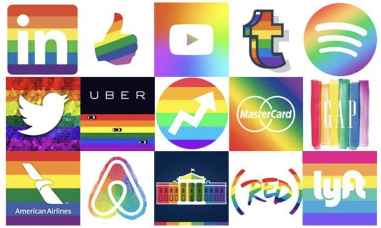 Rainbow capitalism Image fair use