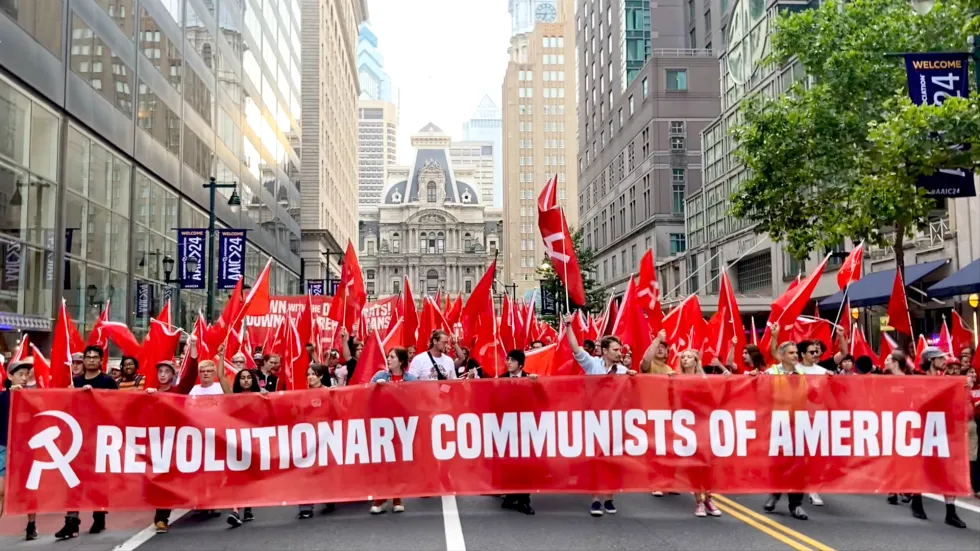 Revolutionary Communists of America Philadelphia March Image RCA