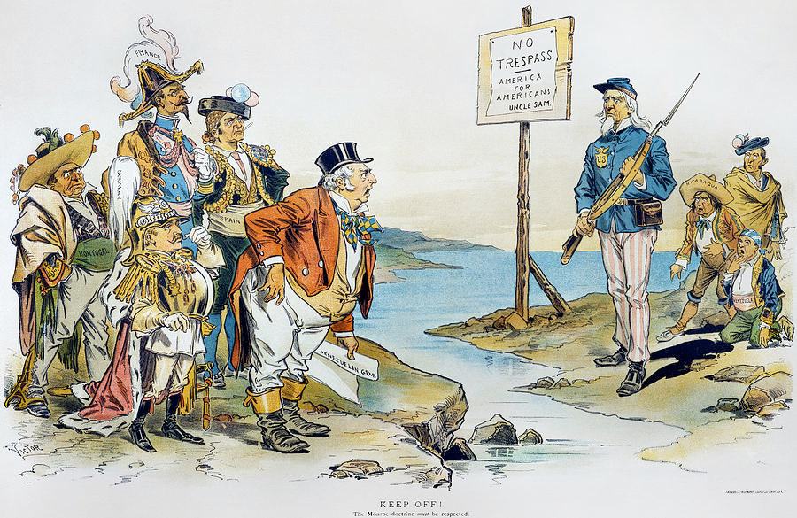 Monroe Doctrine Image Victor Gillam Wikimedia Commons