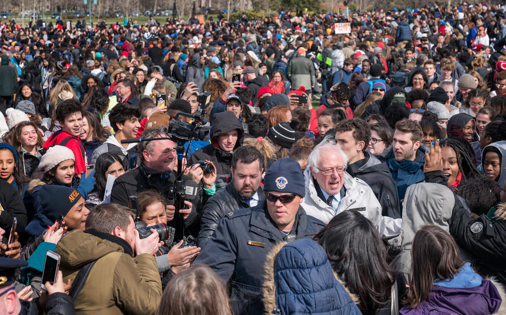 Bernie Sanders Rally Image Lorie Shaull