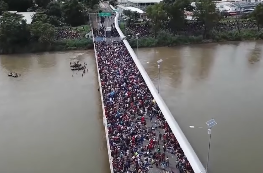 Migrant caravan Image fair use