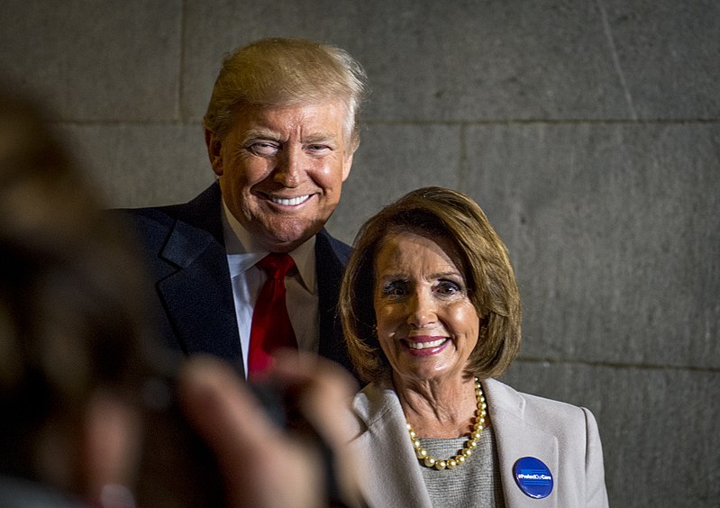 Trump and Nancy Pelosi Image Benjamin Kerensa