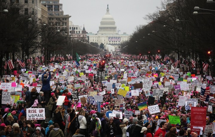 Marcha de las mujeres 2018 Foto dominio publico