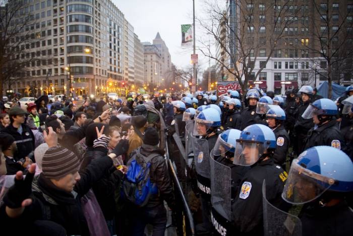 Protest police Image Flickr thisisbossi